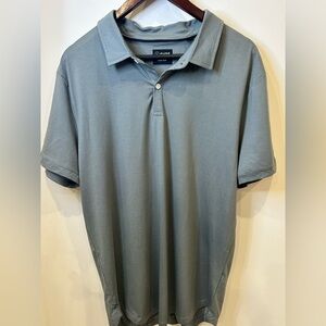 Cuts Clothing‎ Polo Shirt Curve-Hem XXL Gray NWOT Modern Fit